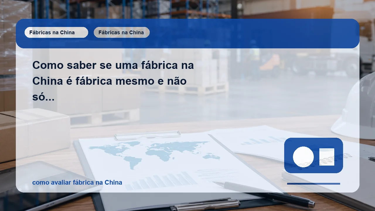 ambiente industrial e prancheta usados para avaliar fábrica na China