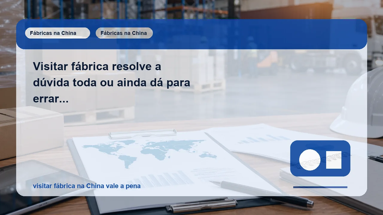 Visitar fábrica resolve a dúvida toda ou ainda dá para errar feio na produção?