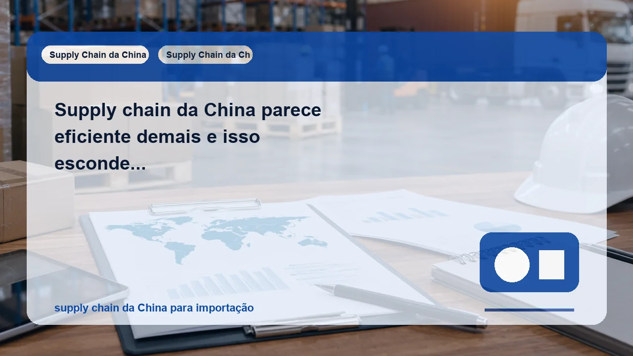 containers e documentos usados para avaliar supply chain da China